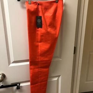 NWT Vince camuto orange slim pants